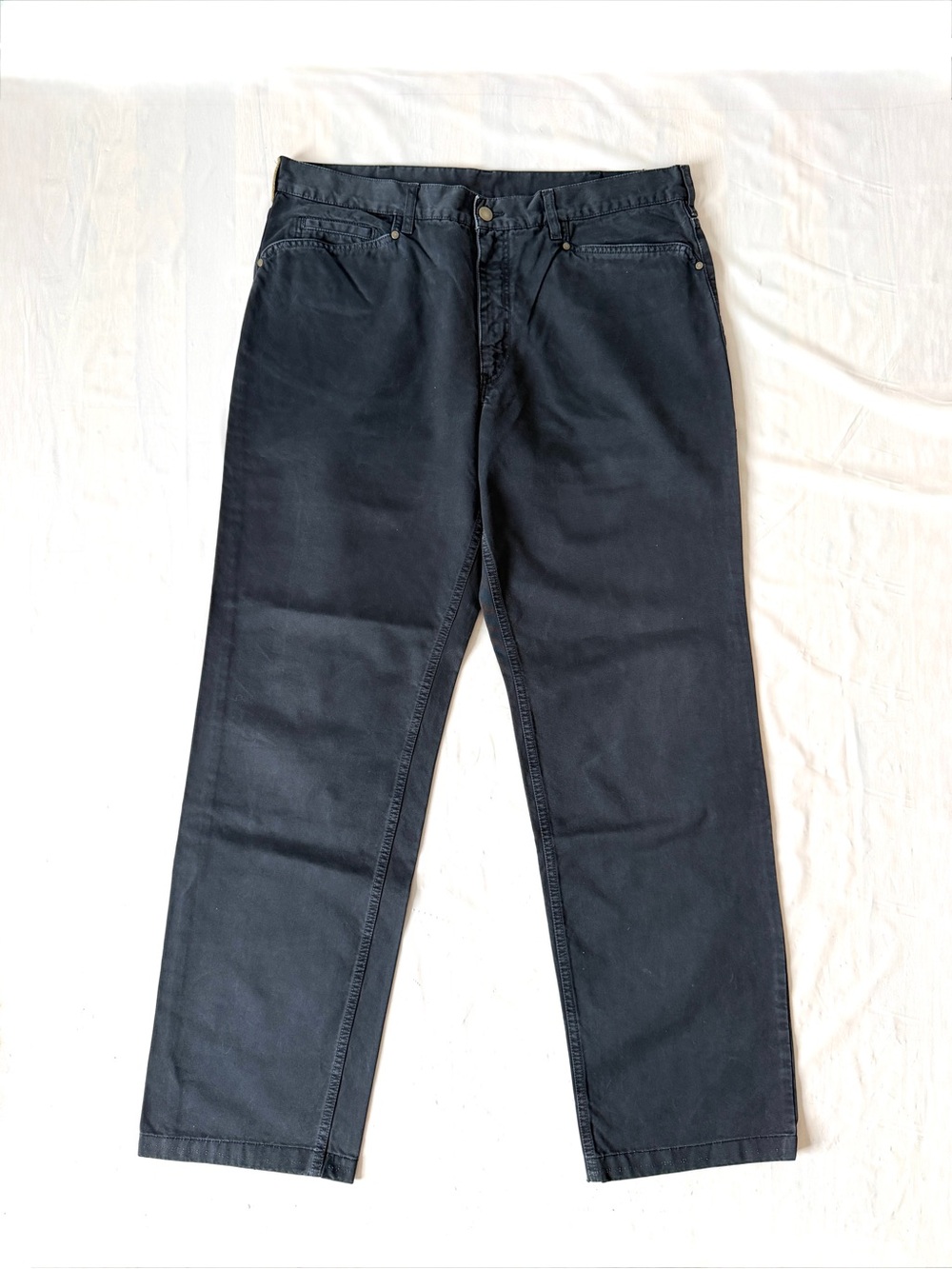 Vintage Zegna Sport grey Cotton Chino Pants IT 54 US 38 Made in Italy